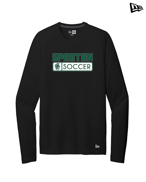 Athens Academy Soccer Pennant - New Era Performance Long Sleeve