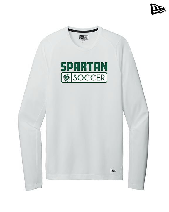 Athens Academy Soccer Pennant - New Era Performance Long Sleeve