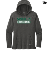 Athens Academy Soccer Pennant - New Era Tri-Blend Hoodie