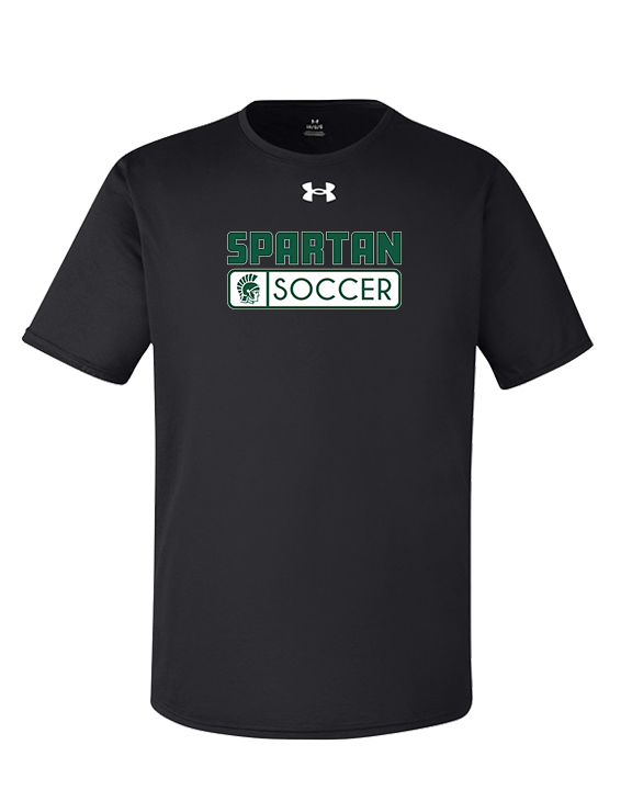 Athens Academy Soccer Pennant - Under Armour Mens Team Tech T-Shirt