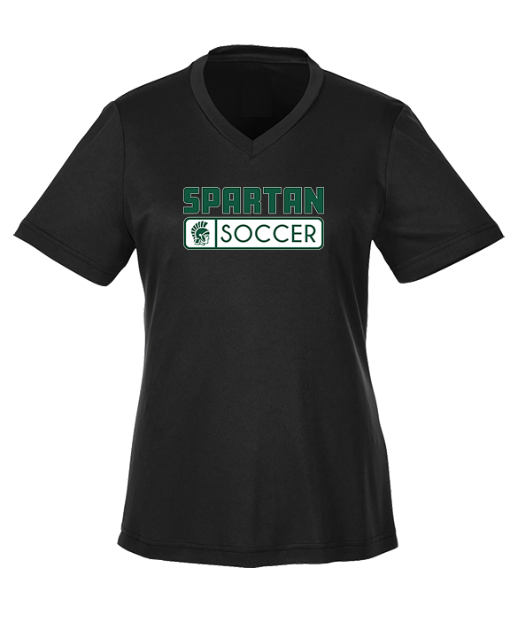 Athens Academy Soccer Pennant - Womens Performance Shirt