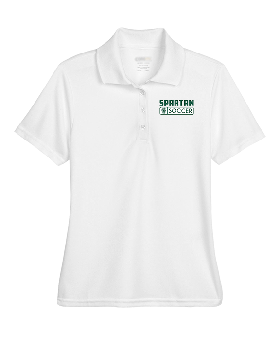 Athens Academy Soccer Pennant - Womens Polo