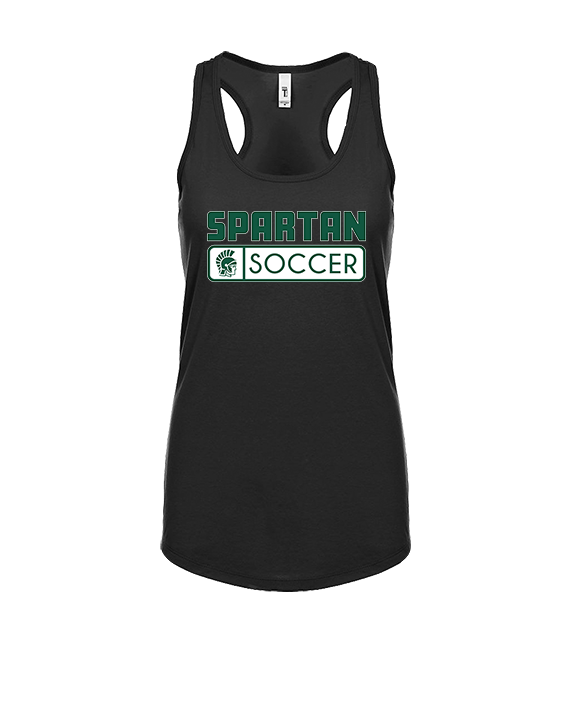 Athens Academy Soccer Pennant - Womens Tank Top