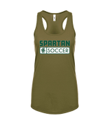 Athens Academy Soccer Pennant - Womens Tank Top