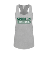 Athens Academy Soccer Pennant - Womens Tank Top