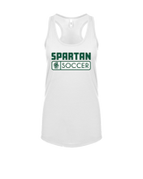Athens Academy Soccer Pennant - Womens Tank Top