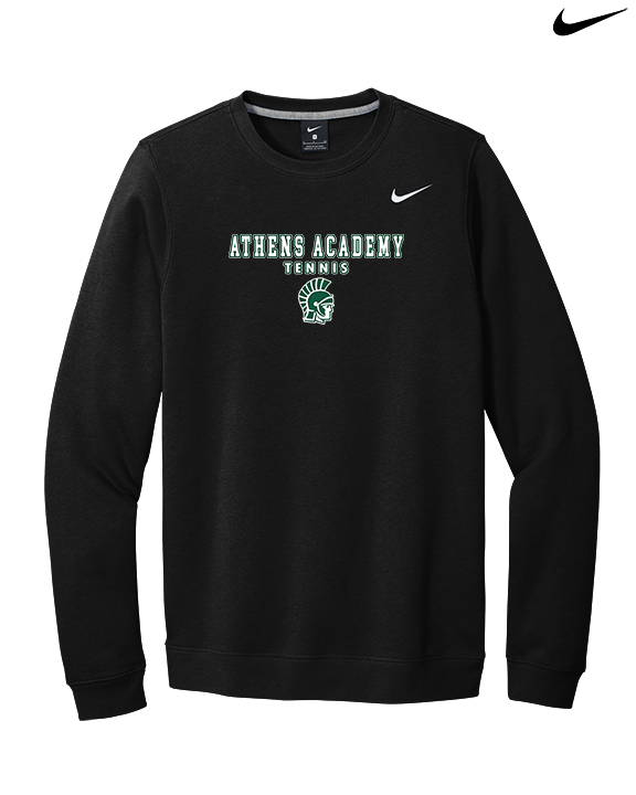 Athens Academy Tennis Block - Mens Nike Crewneck