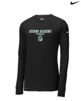 Athens Academy Tennis Block - Mens Nike Longsleeve