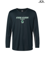 Athens Academy Tennis Block - Mens Oakley Longsleeve