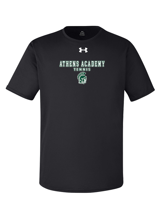 Athens Academy Tennis Block - Under Armour Mens Team Tech T-Shirt