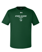 Athens Academy Tennis Block - Under Armour Mens Team Tech T-Shirt
