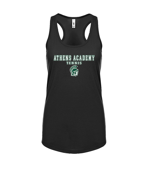 Athens Academy Tennis Block - Womens Tank Top