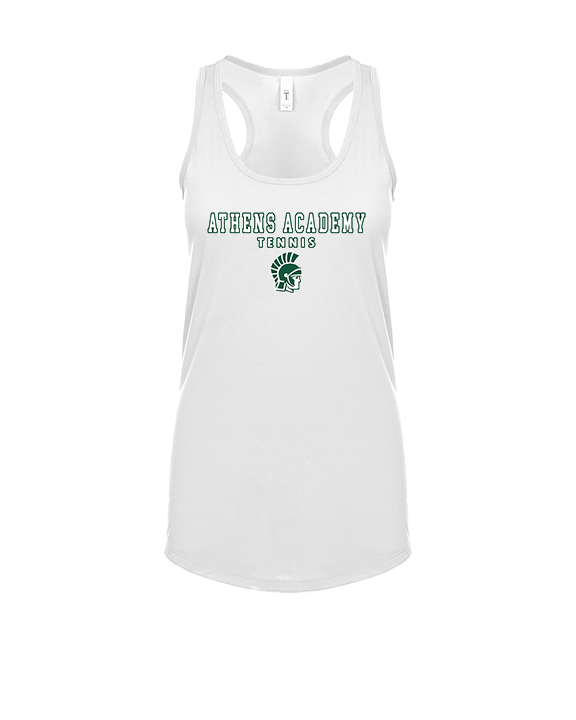 Athens Academy Tennis Block - Womens Tank Top