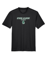 Athens Academy Tennis Block - Youth Performance Shirt