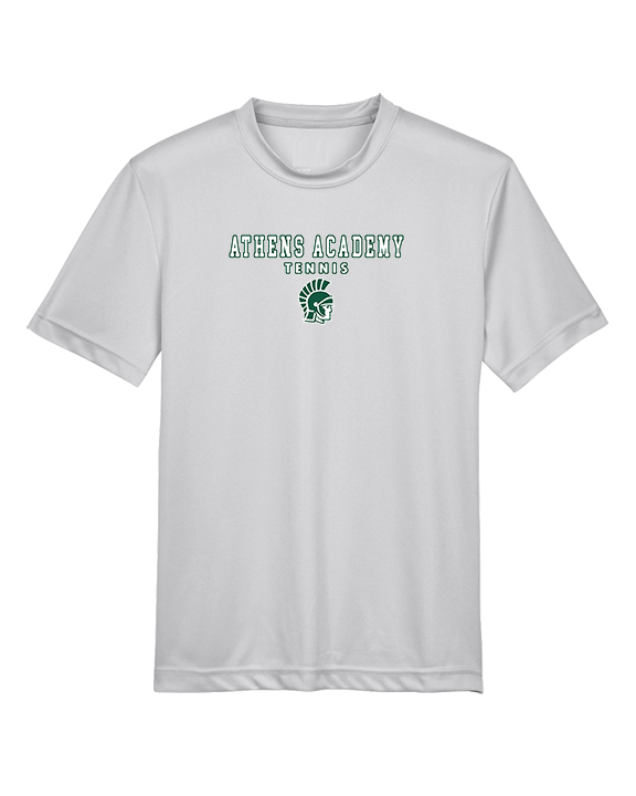 Athens Academy Tennis Block - Youth Performance Shirt