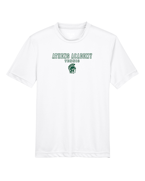 Athens Academy Tennis Block - Youth Performance Shirt