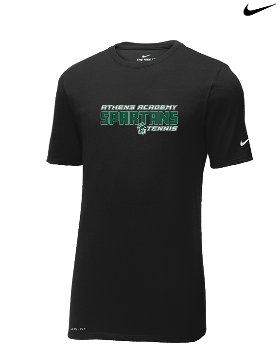 Athens Academy Tennis Bold - Mens Nike Cotton Poly Tee