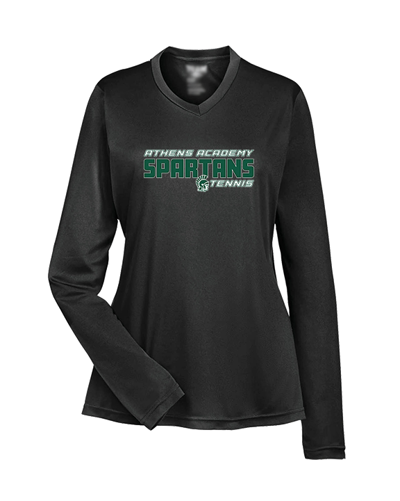 Athens Academy Tennis Bold - Womens Performance Longsleeve