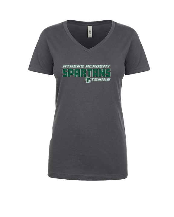 Athens Academy Tennis Bold - Womens Vneck