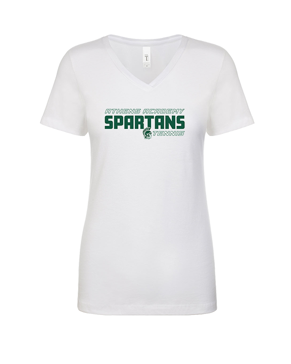 Athens Academy Tennis Bold - Womens Vneck