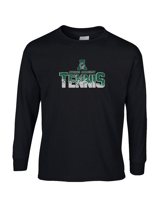 Athens Academy Tennis Splatter - Cotton Longsleeve