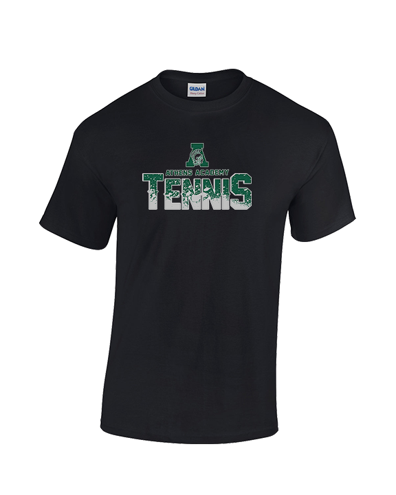 Athens Academy Tennis Splatter - Cotton T-Shirt