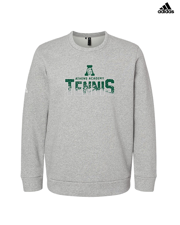 Athens Academy Tennis Splatter - Mens Adidas Crewneck