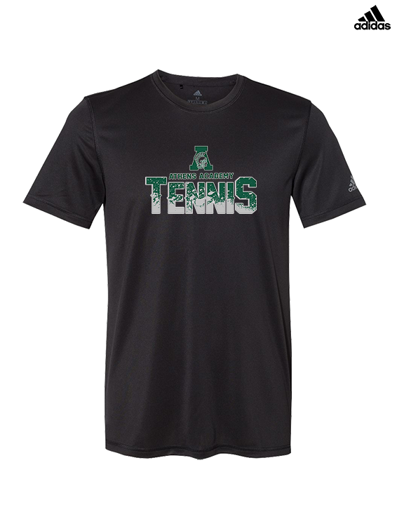 Athens Academy Tennis Splatter - Mens Adidas Performance Shirt