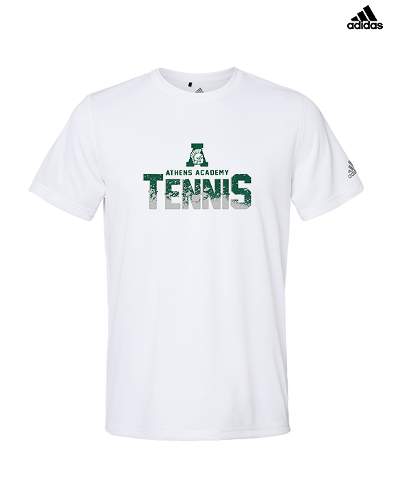 Athens Academy Tennis Splatter - Mens Adidas Performance Shirt