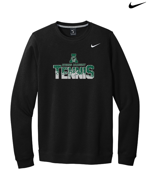 Athens Academy Tennis Splatter - Mens Nike Crewneck