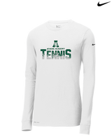 Athens Academy Tennis Splatter - Mens Nike Longsleeve