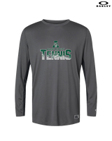Athens Academy Tennis Splatter - Mens Oakley Longsleeve