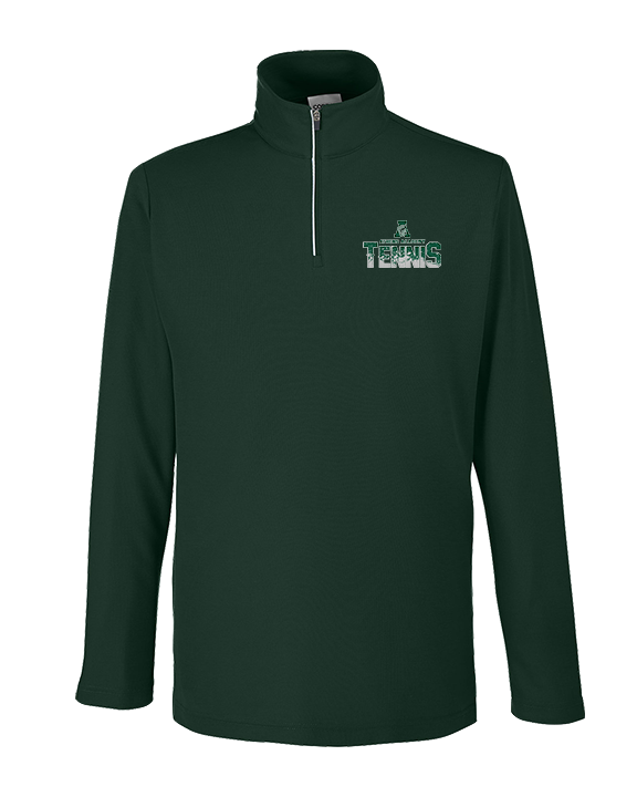 Athens Academy Tennis Splatter - Mens Quarter Zip