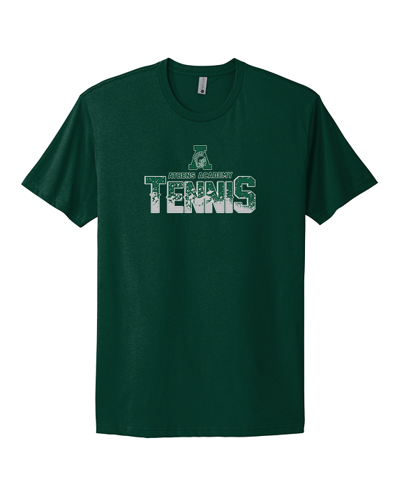 Athens Academy Tennis Splatter - Mens Select Cotton T-Shirt
