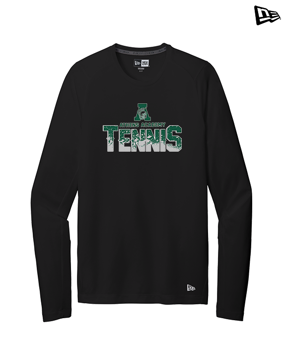 Athens Academy Tennis Splatter - New Era Performance Long Sleeve