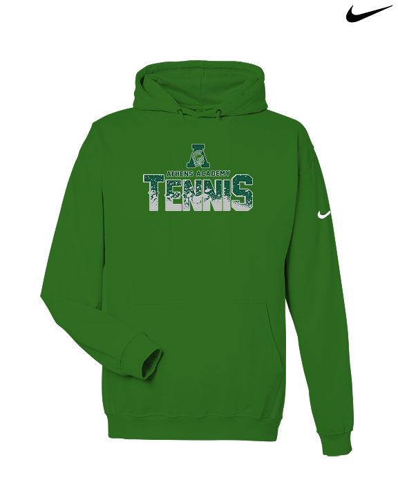 Athens Academy Tennis Splatter - Nike Club Fleece Hoodie