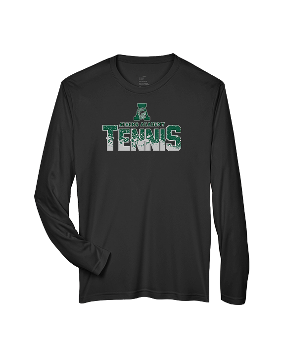 Athens Academy Tennis Splatter - Performance Longsleeve