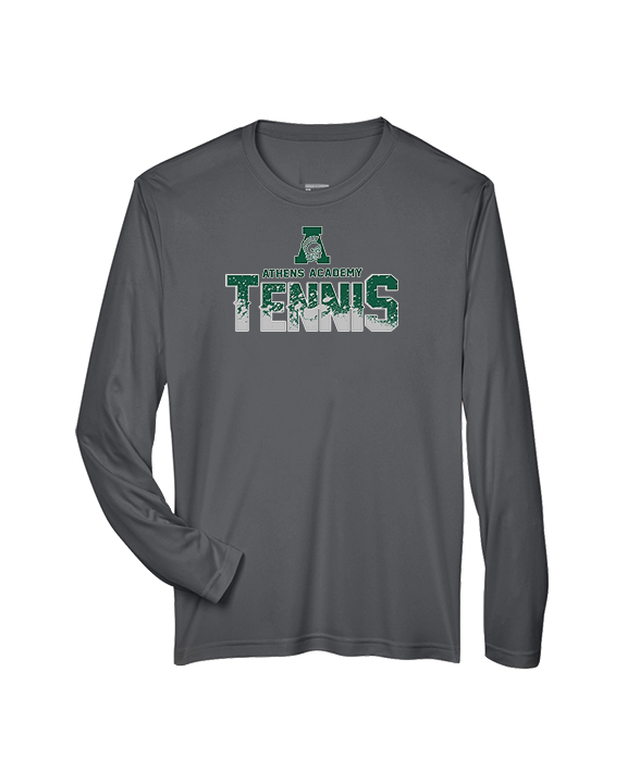 Athens Academy Tennis Splatter - Performance Longsleeve