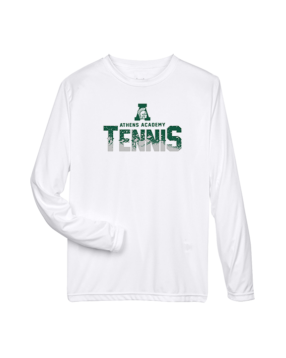 Athens Academy Tennis Splatter - Performance Longsleeve
