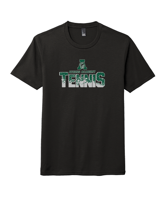 Athens Academy Tennis Splatter - Tri-Blend Shirt