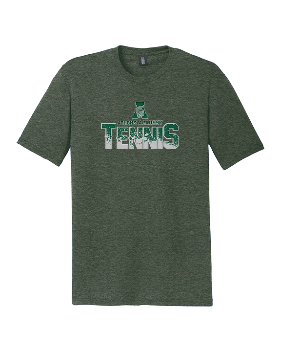 Athens Academy Tennis Splatter - Tri-Blend Shirt