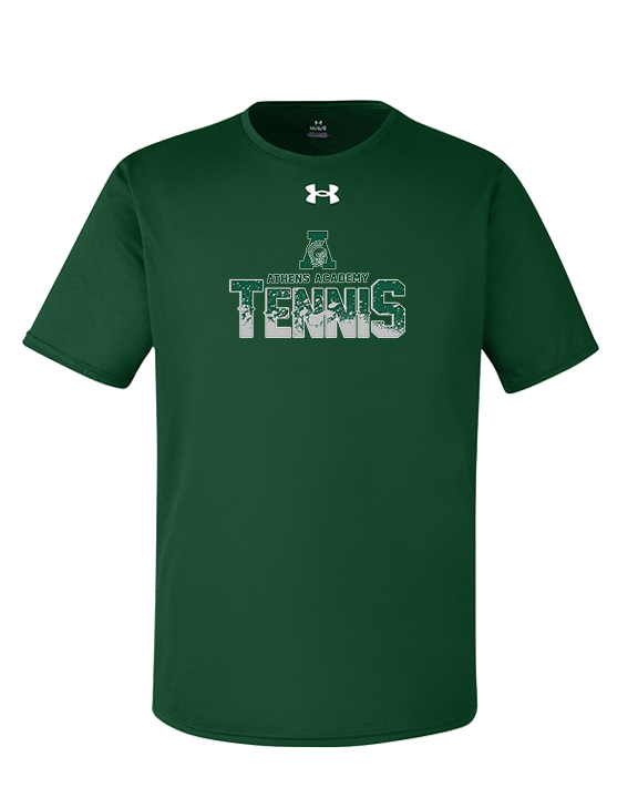 Athens Academy Tennis Splatter - Under Armour Mens Team Tech T-Shirt