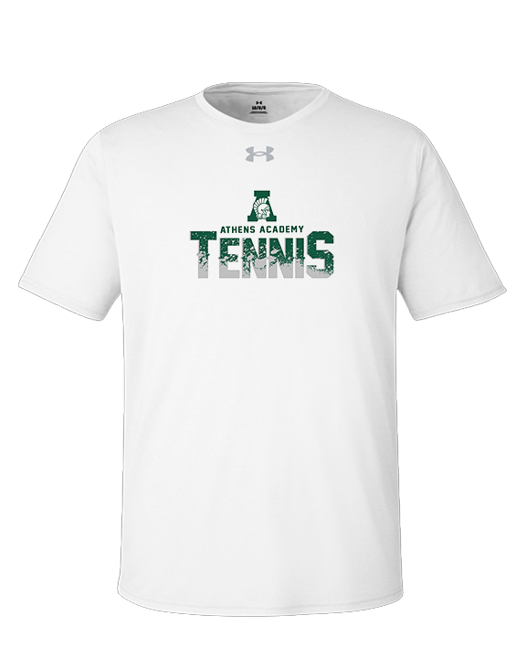Athens Academy Tennis Splatter - Under Armour Mens Team Tech T-Shirt