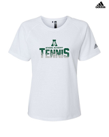 Athens Academy Tennis Splatter - Womens Adidas Performance Shirt