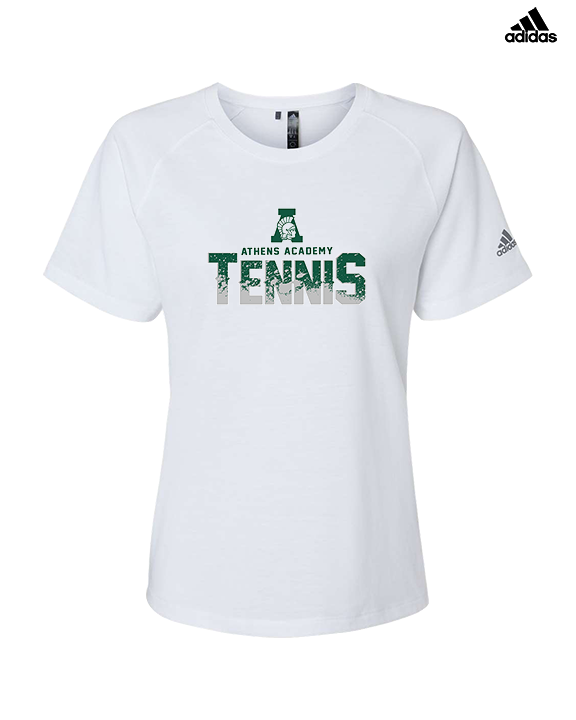 Athens Academy Tennis Splatter - Womens Adidas Performance Shirt