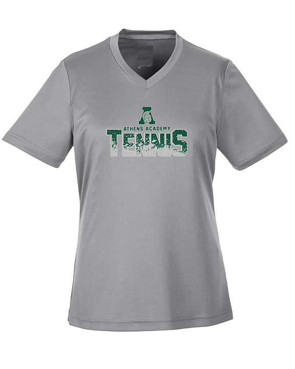 Athens Academy Tennis Splatter - Womens Performance Shirt