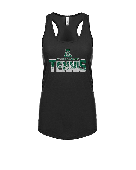 Athens Academy Tennis Splatter - Womens Tank Top