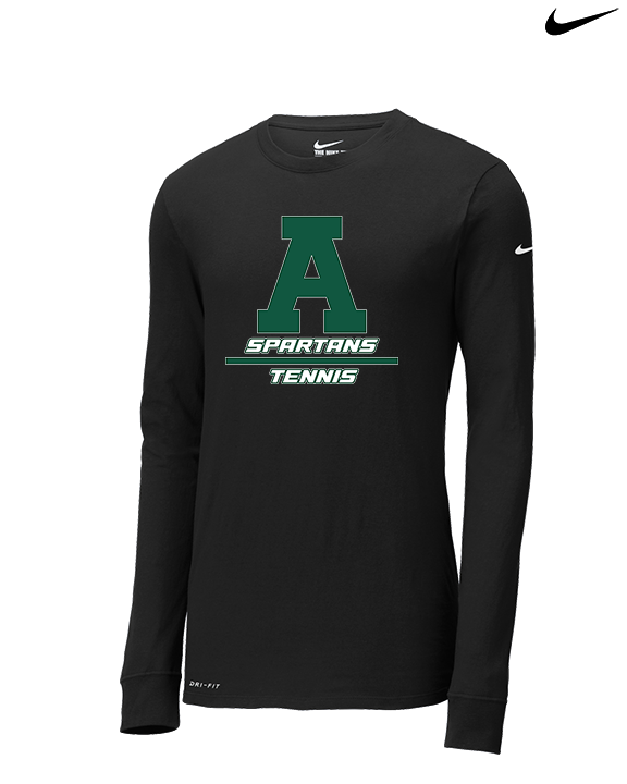Athens Academy Tennis Split - Mens Nike Longsleeve