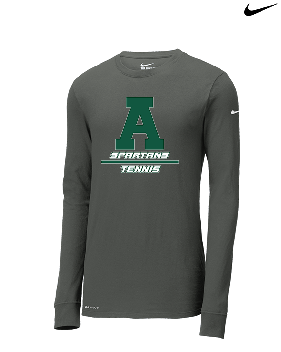 Athens Academy Tennis Split - Mens Nike Longsleeve