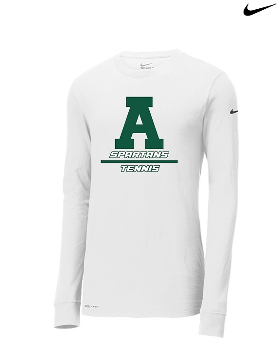 Athens Academy Tennis Split - Mens Nike Longsleeve
